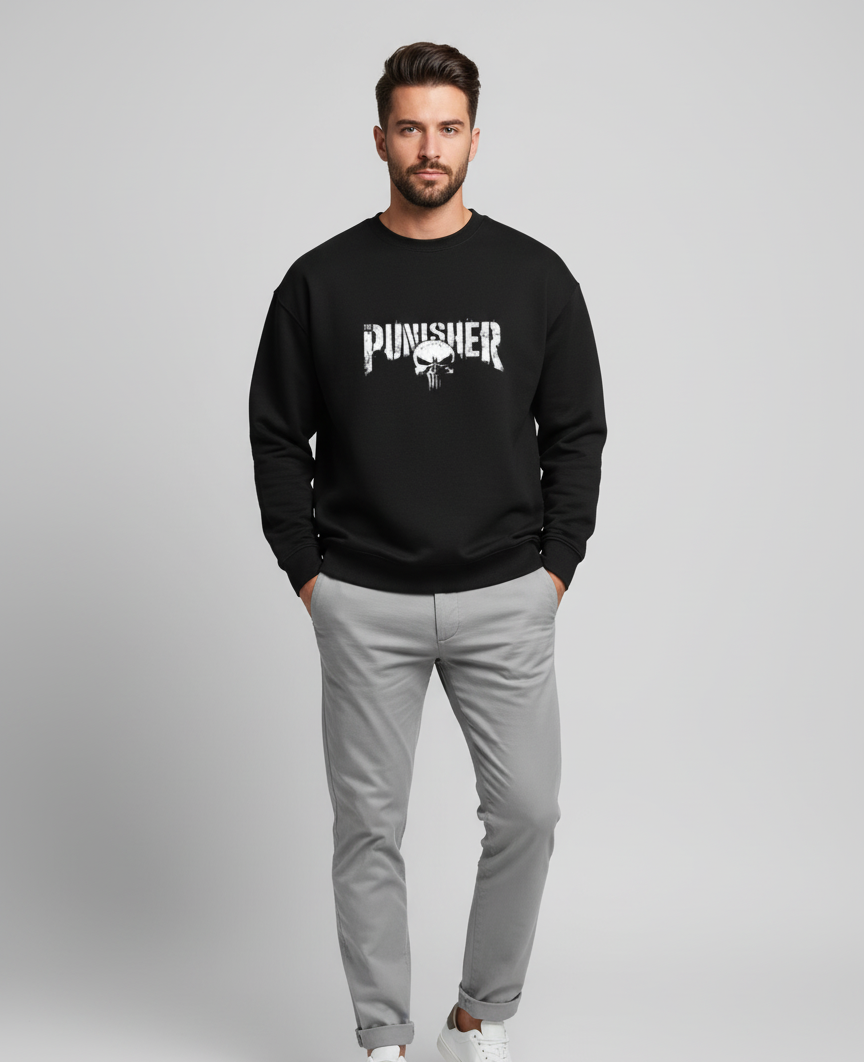 "Punisher" Oversized Sweatshirt
