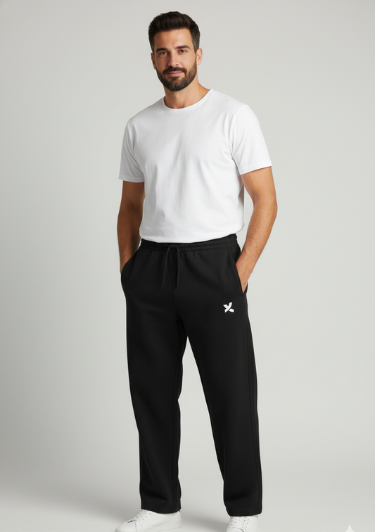 Xnoir Unisex Black Sweatpants