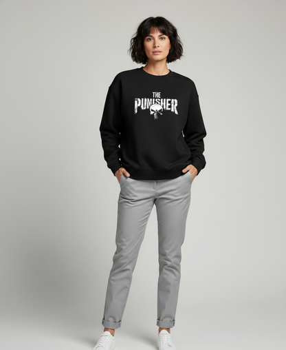 "Punisher"  Women Oversized Sweatshirt