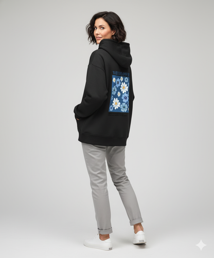 "WILDFLOWER" Women Oversized Hoodie