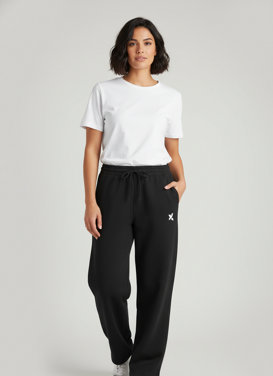 Xnoir Unisex Black Sweatpants