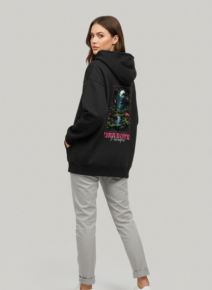 "UNKNOWN PARADISE" Women Oversized Hoodie