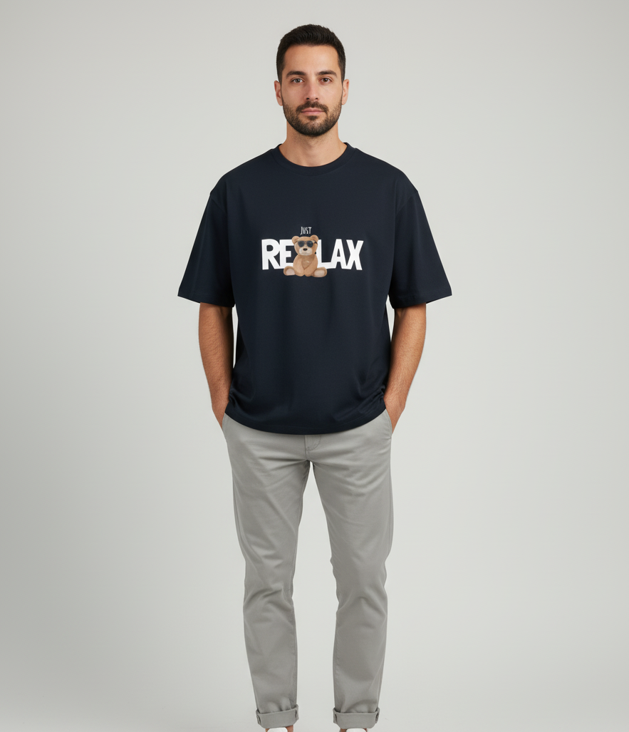 'RELAX BEAR' Unisex Oversized Classic T-Shirt