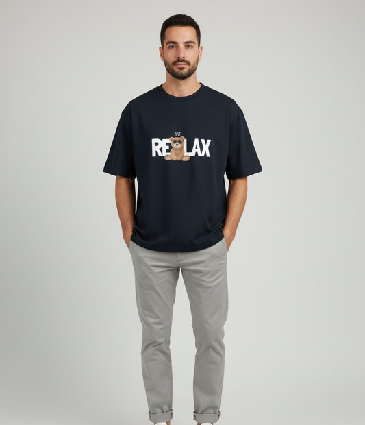 'RELAX BEAR' Unisex Oversized Classic T-Shirt