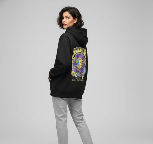 "Sunshine" Women Oversized Hoodie
