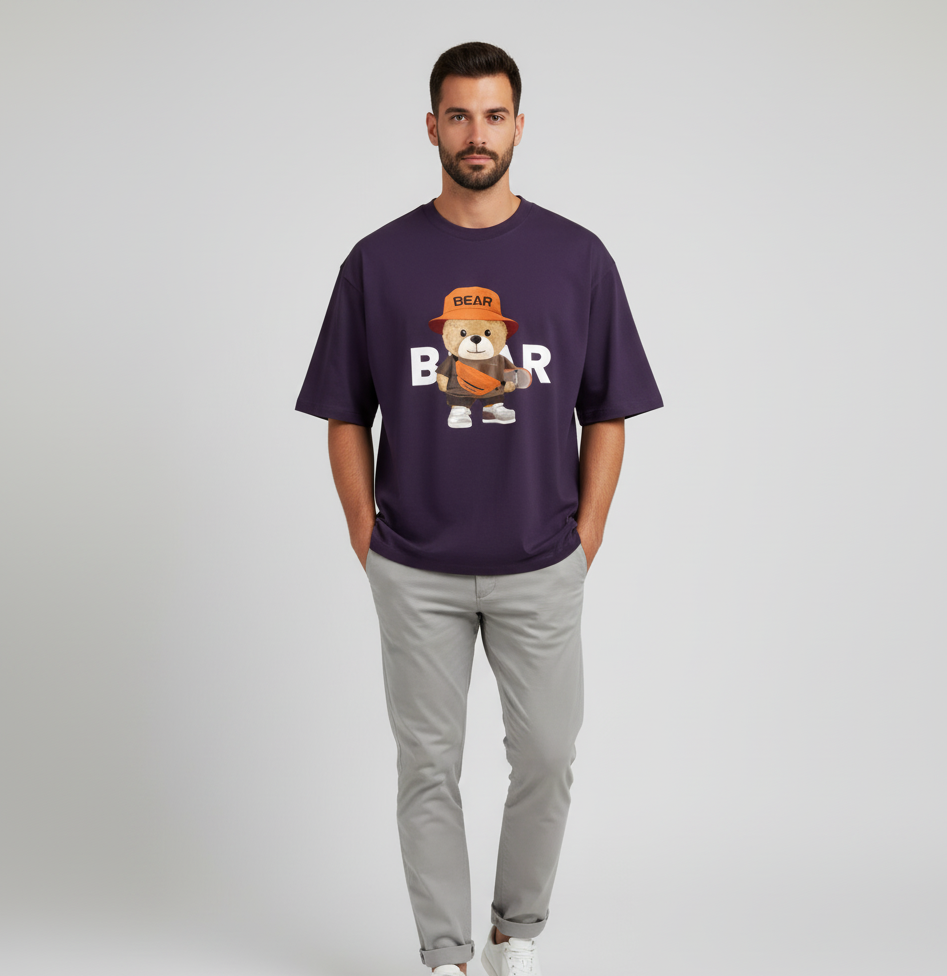 Bear' Unisex Oversized Classic T-Shirt