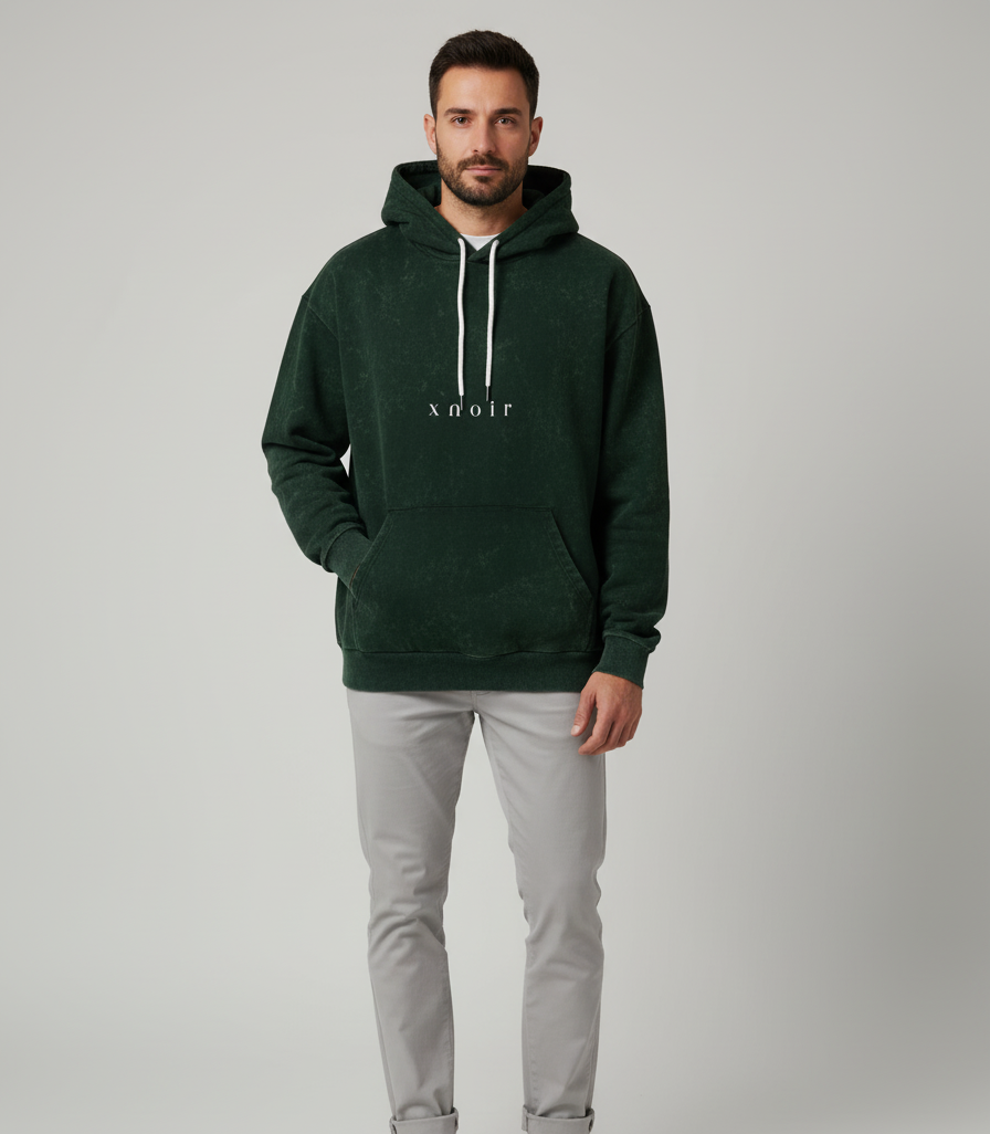 XNOIR Unisex Acid Washed Hoodie