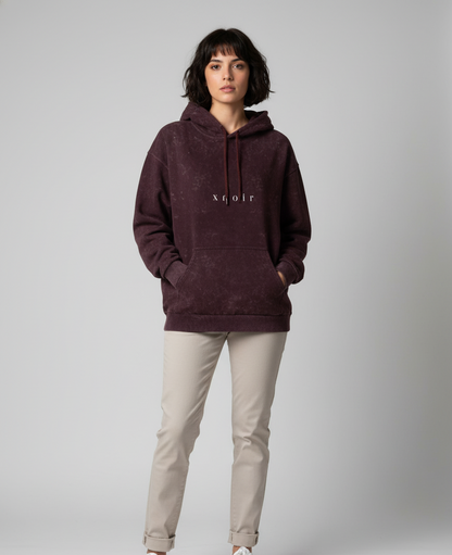 XNOIR Unisex Acid Washed Hoodie