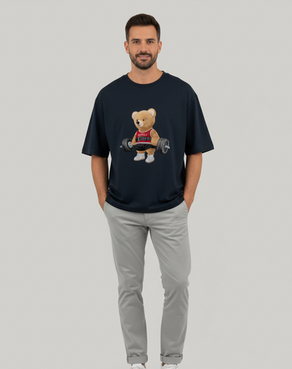 'GYM BEAR' Unisex Oversized Classic T-Shirt