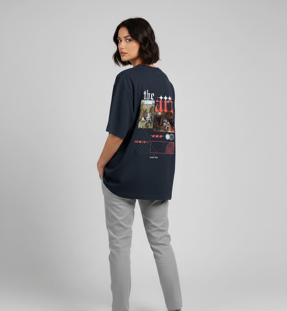 "THE ART" Women Oversized Classic T-Shirt