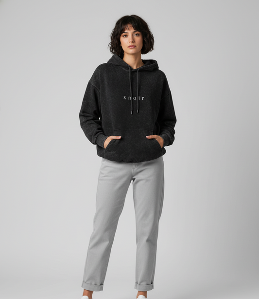 XNOIR Unisex Acid Washed Hoodie