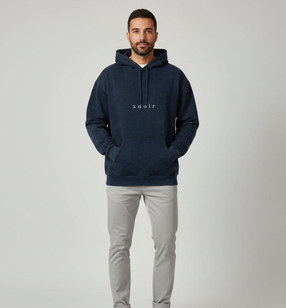 XNOIR Unisex Acid Washed Hoodie