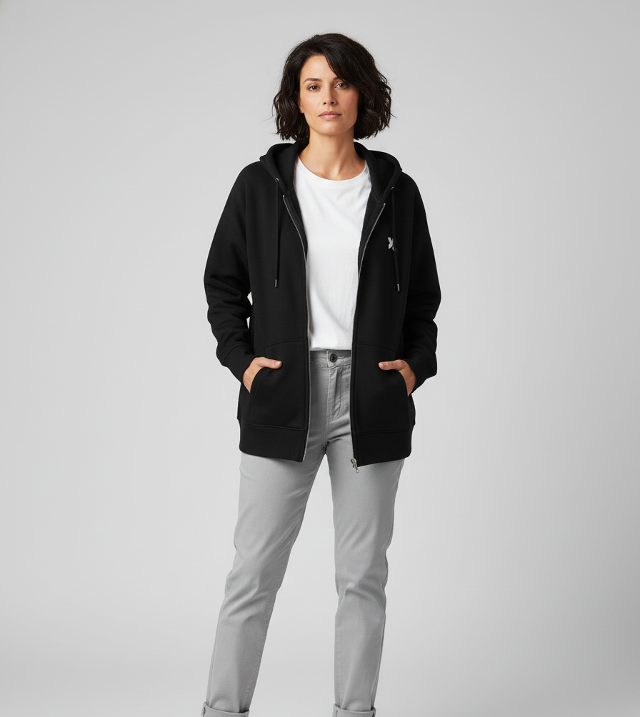 XNOIR Women Zip Hoodie