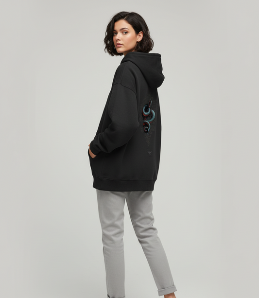 XNOIR SNAKE Unisex Oversized Hoodie