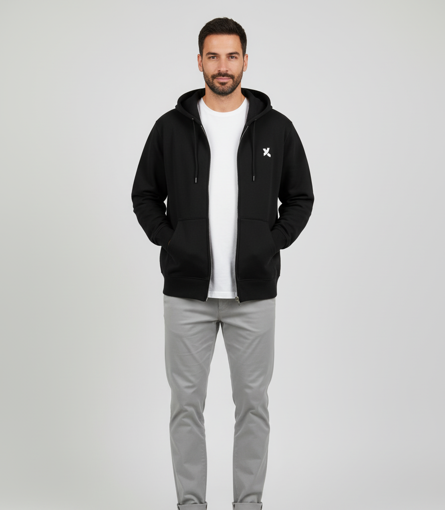 XNOIR Unisex Zip Hoodie