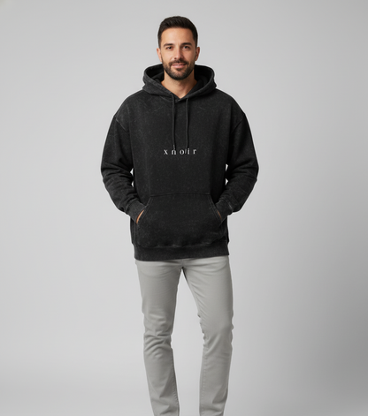 XNOIR Unisex Acid Washed Hoodie
