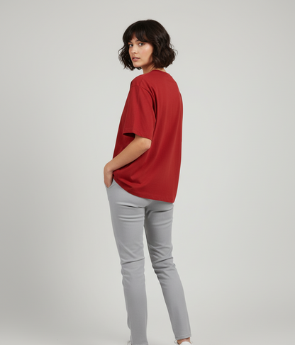 BLACK SPIDER Oversized Classic  RED T-Shirt