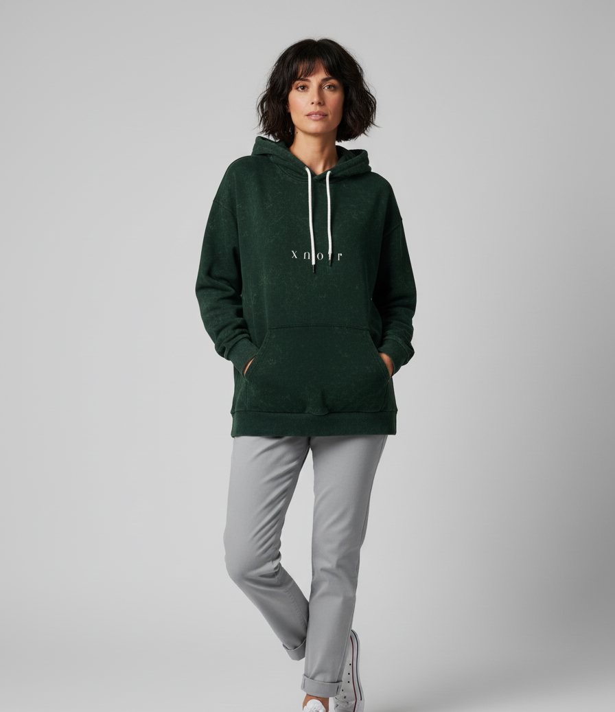 XNOIR Unisex Acid Washed Hoodie